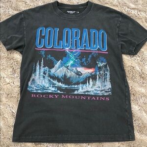 Distressed Abercrombie & Fitch Relaxed T-Shirt